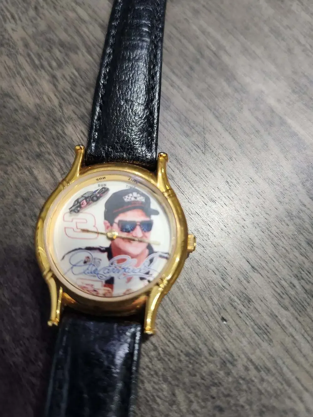 Vintage 1995 Sun Time Dale Earnhardt Driver Signature Series Wristwatch
